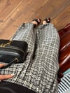 Mini Ekose Bel Ve Paça Lastikli Jogger Pantolon
