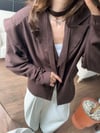 Omuz Hacim Vatkalı Vintage Ceket