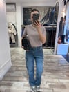 Orijinal Marka Bordo Çizgili Tişört