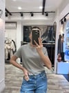 Orijinal Marka Siyah Çizgili Tişört
