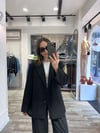 Oversize Siyah Blazer