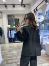 Oversize Siyah Blazer