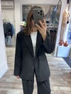 Oversize Siyah Blazer