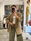 Ovrsize Bedenli Camel Maskülen Blazer Ceket