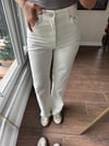 PREMIUM EKRU WİDE LEG JEAN