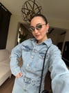 Straıght Denim Tulum