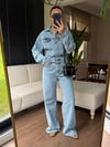 Straıght Denim Tulum
