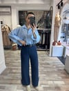 Tensel Paça Detay Pantolon