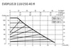 Dab - DAB Evoplus B 110/250.40 (250 mm) Frekans Konvertörlü Flanşlı Sirkülasyon Pompası DN40 10 mss 12 m³/h