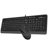 A4 TECH F1010 KABLOLU USB STANDART GRİ Q KLAVYE MOUSE