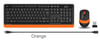 A4 Tech Fg1010 2.4G Turuncu Q Fn-Mm Klv+Optik Mouse Set