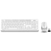 A4 TECH FG1010 Kablosuz Q Trk Optic Mouse Beyaz/Gri Multimedya Klavye - Mouse Set