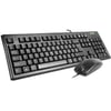 A4 TECH KM-72620D TÜRKÇE USB MULTİMEDYA SİYAH Q KLAVYE MOUSE