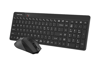 A4TECH FG2400 AIR2 Kablosuz Q Trk Sessiz Siyah Klavye - Mouse Set