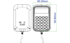 ACS APG8201-B2 USB PINPad + LCD Tam Boy Temaslı Akıllı Kart Okuyucu / Kodlayıcı