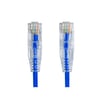 AGER AC-602-0015 15CM UTP SLIM CAT6 PATCH KABLO MAVİ Cu, LSZH AWG 28