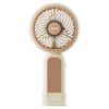 Asonic AFN21 Krem 250mAh Dahili Pil Elde Taşınabilir Masaüstü Usb Fan Şarjlı Type-c Şarj