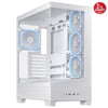 ASUS A31 PLUS TG ARGB WHITE Gaming Mid-Tower PC Kasası Beyaz / 90DC00R3-B19000