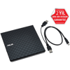 ASUS SDRW-08D2S-U Lite, Usb 2.0, External, Siyah, Slim, Optik Okuyucu/Yazıcı