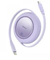 Baseus P10364500213-00 Free2 Pull Mini Kablolu USB-C 100W 2M Mor Şarj Kablosu