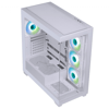 BITFENIX 750W 80+ BRONZE CETO PREMİUM Beyaz Gaming Mid-Tower PC Kasası