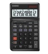 Casio JE-12E-BK Siyah 12 Hane Masa Üstü Ergonomik Tuşlu Hesap Makinesi