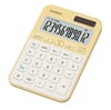 Casio MS-20YC-LY 12 Hane Pastel  Sarı Krem Masa Üstü Hesap Makinesi