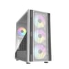 COOLERMASTER MasterBox 600 TG MB600-WGNN-S00 3-14CM ARGB Fanlı Gaming EATX PC Kasası Beyaz