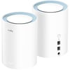 CUDY M1200 WIFI5 AC1200 Çift Bant Router 2'li set
