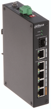 DAHUA 4port PoE 60w 1-SFP 10/100 Yönetilemez Endüstriyel Switch PFS3106-4ET-60