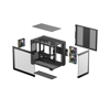 DEEPCOOL CG330-3F 3-ARGB Fanlı Panoramik Gaming Micro-Tower PC Kasası