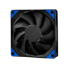 DEEPCOOL TF120 Mavi LED'li 120mm Kasa Fanı (Siyah Gövde / Mavi Çift Kanatlı Fan)