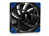 DEEPCOOL TF120 Mavi LED'li 120mm Kasa Fanı (Siyah Gövde / Mavi Çift Kanatlı Fan)