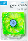 DEEPCOOL XFAN 120G/B Yeşil Şeffaf Gövde Mavi LED'li 120mm Kasa Fanı