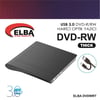 Elba DVDWRT-THCK Harici Dvdrw Thick, Siyah Dvd Yazıcı Writer