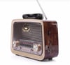 Everton RT-301 Bluetooth-USB-SD-FM Şarjlı  Nostaljik Radyo El Fenerli