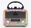 Everton RT-301.m  Bluetooth-USB-SD-FM Şarjlı,Solarlı,Ledli, Nostaljik Radyo El Fenerl Radyo