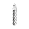 FLY 3394-01, 5 Soket, Akım Korumalı Priz, 2.1A, Anahtarlı, 2Mt Kablo, (Beyaz)