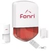 Fonri 1G Kablosuz Akıllı Ev/Ofis Alarm Seti (Panel + PIR + Manyetik Kontak + Kumanda)
