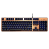 GAMDIAS AURA GK1, USB Kablolu, İngilizce,  Rainbow Backlight, Red Mekanik Switch, Bronz Edition, Gaming Klavye