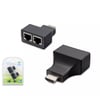 HADRON HDX1298 30M HDMI EXTENDER BY CAT5-6 SİYAH