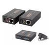 Hadron Hdx1318 100M Vga + Audio Extender 1920×1440 @ 60Hz  Siyah