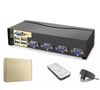 Hadron Hdx1381  4 Port  Vga Kvm Switch Uzaktan kumanda 5V adaptör