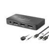 HADRON HDX1426 DisplayPort KVM Switch 2 Console USB Port 2 DisplayPort Siyah