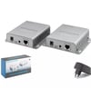 HADRON HDX1600 HDMI KVM Extender 4K 30 Hz 60 m - Gümüş