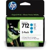 HP 712 Cyan Mavi 29ML 3Lü Paket Plotter Kartuşu 3ED77A