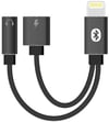 HYTECH HY-XO45 GRİ 2İN1 BLUETOOTH ŞARJ+KULAKLIK METAL ÇEVİRİCİ ADAPTÖR KULAKLIK USB İPHONE ÇEVİRİCİ