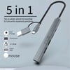 Inca IUTP-06TX 5in1 USB 3.0 + 2xUSB 2.0+Type-C+PD 100W USB+Type-C Çoklayıcı 3.0 ile 5 Gbps