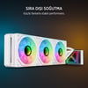 James Donkey Lugis JDC360 ARGB 360mm Beyaz Sıvı İşlemci Soğutucu AM5 ve LGA1700 Uyumlu
