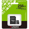KINGSTON CANVAS SELECT PLUS 256GB MICRO SDHC CLASS10 150MB/s HAFIZA KARTI SDCS3/256GB